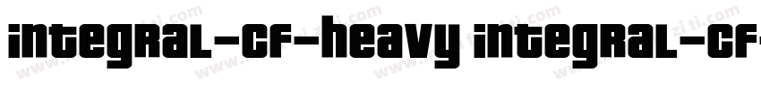 integral-cf-heavy integral-cf-heavy字体转换